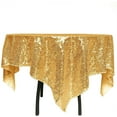 thumbnail image 1 of Viworld Sequin Tablecloth-Gold Sequin Table Overlay and Sequin Tablecloth/Linen for Wedding/Party/Event/Decoration-Gold, 1 of 5