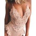 thumbnail image 1 of Viworld Sexy Women Lingerie Lace Dress Babydoll Underwear Nightwear Sleepwear Bodysuit, 1 of 2