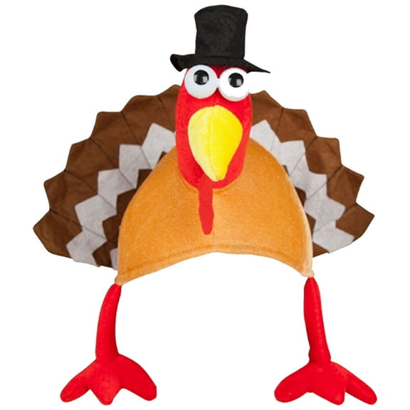 Viworld Thanksgiving Rooster Hat Thanksgiving Hat Decoration Party Dance Party Turkey Hat Hot Turkey Hat
