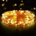 thumbnail image 1 of Viworld USB LED Fairy String Light, 1 Pack Copper Wire Fairy Lights for Indoor, Bedroom Festival Christmas Wedding Party Patio Decorative Window with USB Interface(5m,warm white), 1 of 6