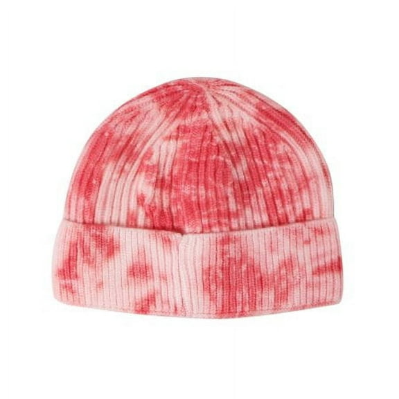 Viworld Unisex outdoor knitted wool hat, cool autumn and winter fashion tie-dye printing hat, cycling ski hat
