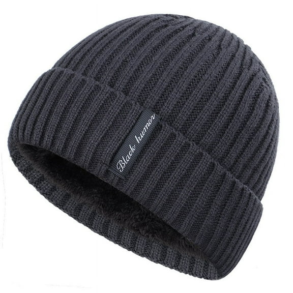 Viworld Viworld Men Women Unisex Winter Beanie Hat Warm Fleece Lined Knit Ski Hats Slouchy Skull Cap Gift , Gray