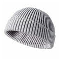 thumbnail image 1 of Viworld Winter Beanie Hats for Men Women, Fisherman Beanie Warm Cozy Knitted Skull Cap Winter Hat Roll up Edge Skullcap Hat, 1 of 6
