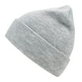 thumbnail image 1 of Viworld Winter Beanie Hats for Men Women Warm Cozy Knitted Cuffed Skull Cap Light Gray, 1 of 4