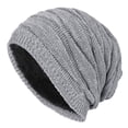thumbnail image 1 of Viworld Winter knitted Hat Soft Solid Beanie for Men Elastic Lint Circular Cap, 1 of 6