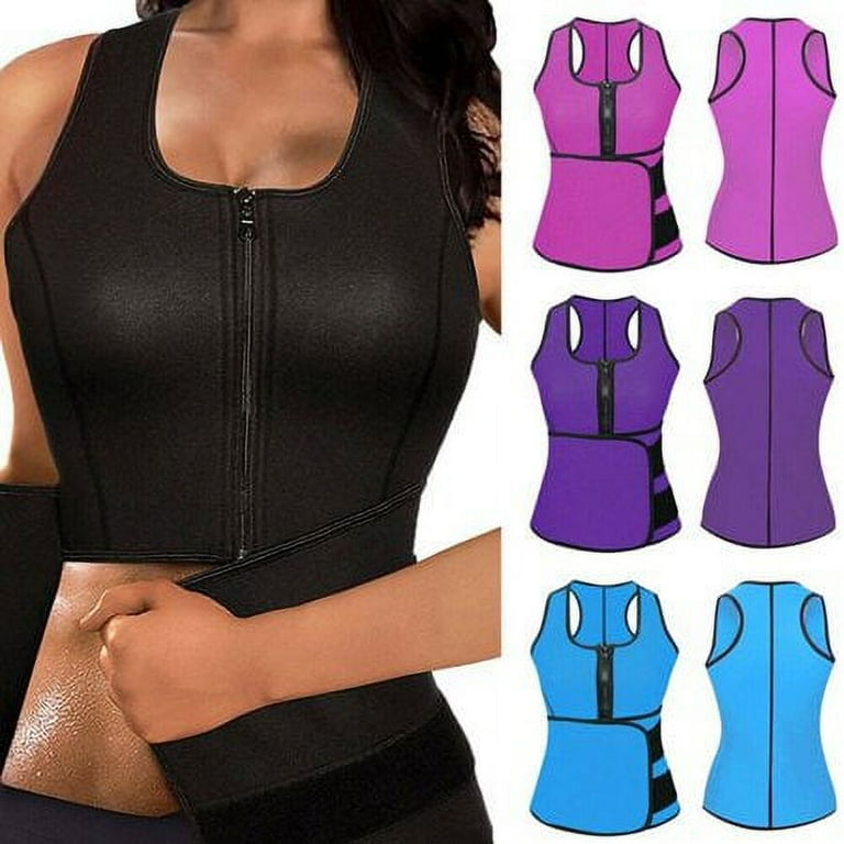 Neoprene sauna slimming waist trainer vest reviews hotsell