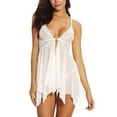 thumbnail image 1 of Viworld Womens Plus Size V-Neck Nightdress Sleepwear Lingerie Valentine's Day Gift, 1 of 4