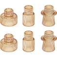thumbnail image 1 of Vixdonos Taper Glass Candlestick Holders Tealight Candle Holders for Table Centerpieces, Wedding Decor and Dinner Party (6 Pcs, Gold), 1 of 14