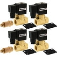 thumbnail image 1 of Vixen Air 1/2" NPT Air Ride Suspension High Flow Electric Air Valve (Solenoid) 250 PSI (4-Pack) with Two 1/2" Flow/Dump Control Valves VXF4012M-4, 1 of 5