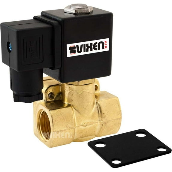 Vixen Air 1/2" NPT Air Ride Suspension High Flow Normally Closed Electric Air Valve (Solenoid) 250 PSI VXF4012