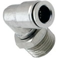 thumbnail image 1 of Vixen Air 1/2" NPT Male to Push to Connect (PTC) for 3/8" OD Hose Swivel Elbow VXA2123, 1 of 1