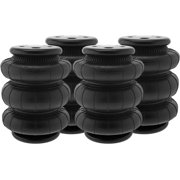 Vixen Air 1/2" NPT Single Air Port Triple Bellow Suspension Air Spring/Air Bag Quad Pack VXD2600TQP