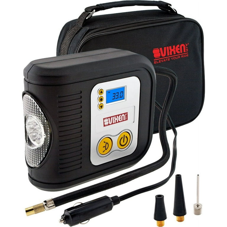 Vixen Air 12V Multi-purpose Portable Compressor Tire/Toy/Inflatable Inflator VXI3232P Vixen Air 12V Multi-purpose Portable Compressor Tire/Toy/Inflatable Inflator VXI3232P