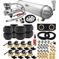 thumbnail image 1 of Vixen Air Suspension Kit for Truck/Car/Air Ride. On Board System - 200 PSI Compressor, 5 Gallon Tank, Four Air Bags/Springs. For Towing, Leveling, Heavy Loads, Boat Lift. VXX3804PB/4850CF, 1 of 10