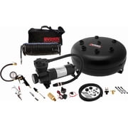 Vixen Air Suspension Kit for Truck/Car Bag/Air Ride/Spring. On Board System- 200psi Compressor, 4 Gallon Tank, Tire Inflation Kit. For Boat Lift,Towing,Lowering,Leveling Bags, Train Horn VXO4840BI