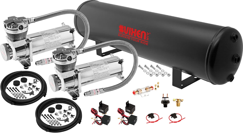 Vixen Air Suspension Kit for Truck/Car Bag/Air Ride/Spring. On Board ...