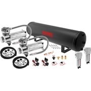 Vixen Air Suspension Kit for Truck/Car Bag/Air Ride/Spring. On Board System- Dual 200psi Compressor, 5 Gallon Tank. For Boat Lift,Towing,Lowering,Load Leveling,Bags,Onboard Train Horn VXO4852DCF