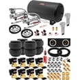 thumbnail image 1 of Vixen Air Suspension Kit for Truck/Car Bag/Air Ride/Spring. On Board System- Dual 200psi Compressor, 6 Gallon Tank. For Boat Lift,Towing,Lowering,Load Leveling,Onboard Train Horn VXX3805FB/4863DCF, 1 of 10