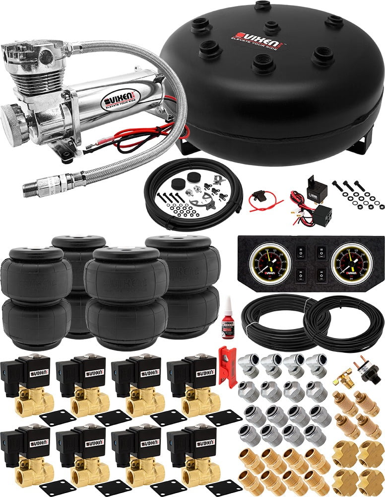 Vixen Air Suspension Kit for Truck/Car Bag/Air Ride/Spring. On Board
