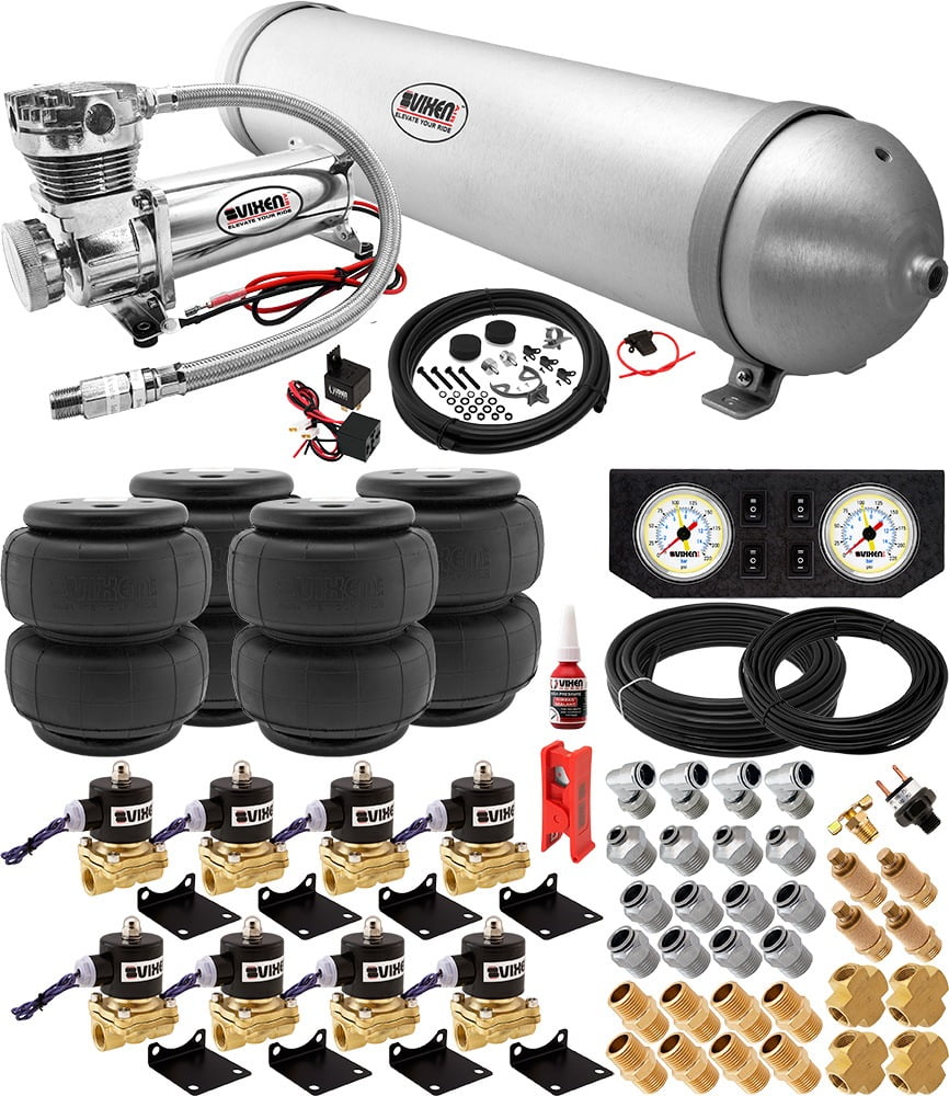 Vixen Air Suspension Kit for Truck/Car Bag/Air Ride/Spring. On Board