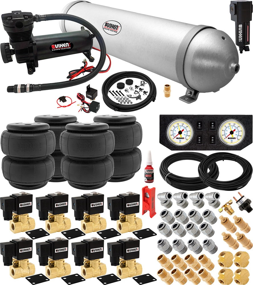 Vixen Air Suspension Kit for Truck/Car Bag/Air Ride/Spring. On Board