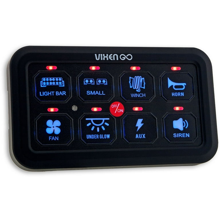 Vixen Go 8 Gang Switch Panel - Device/Light Controller