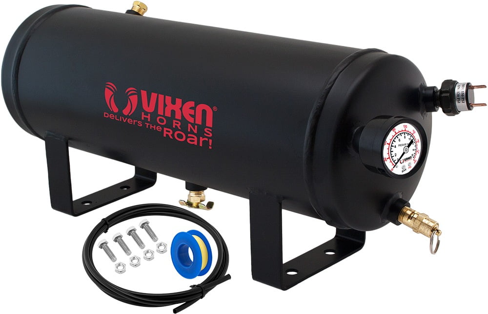 Vixen Air 5 Gallon (18 Liter) Aluminum Tank With 200 PSI Chrome