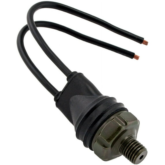Vixen Horns 90-120 PSI Air Sealed/Waterproof Pressure Switch with Wire Leads Tank Mount Type 1/8" NPT 12V/24V for Train/Air Horn VXA6120L