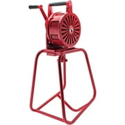 Vixen Horns Air Raid Hand Crank Siren, Loud Heavy Duty Tornado Siren with Rail Stand, Fire Air-raid Alarm, Warning Construction Air Horn VXS-1200MBR