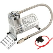Vixen Horns Heavy Duty Onboard Air Compressor 150 PSI. Universal Replacement for Truck/Car Train Horn/Suspension/Ride/Bag kit/System. Fits All 12v Vehicles like Semi/Pickup Trucks VXC8701