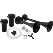 Vixen Horns 2-Trumpet Air Horn Kit with Dual Air Compressors VXH2311DB