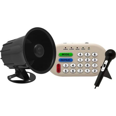 Vixen Horns Musical Electronic 12V Horn, Plastic Black