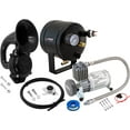 thumbnail image 1 of Vixen Horns Train Horn Kit for Motorcycle/Bike/Truck/Car. Complete Onboard System- 150psi Air Compressor, 0.5 Gallon Tank, 1 Trumpet. Loud dB. Fits Vehicles like Pickup/Jeep/RV/SUV 12v VXO8805/1101, 1 of 10