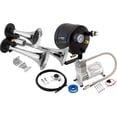 thumbnail image 1 of Vixen Horns Train Horn Kit for Trucks/Car/Semi. Complete Onboard System- 150psi Air Compressor, 0.5 Gallon Tank, 3 Trumpets. Super Loud dB. Fits Vehicles like Pickup/Jeep/RV/SUV 12v VXO8705/3311, 1 of 10