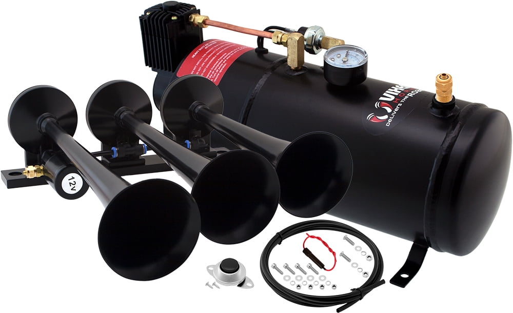 VIXEN HORNS UNIVERSAL AIR COMPRESSOR 200PSI FOR CAR/TRUCK TRAIN - Foto 14