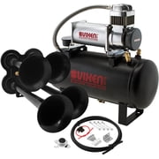 Vixen Horns Train Horn Kit, 4 Trumpets, 150 PSI Compressor, 2 Gallon Tank