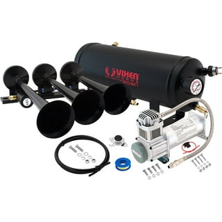 VIXEN HORNS UNIVERSAL AIR COMPRESSOR 200PSI FOR CAR/TRUCK TRAIN - Foto 5