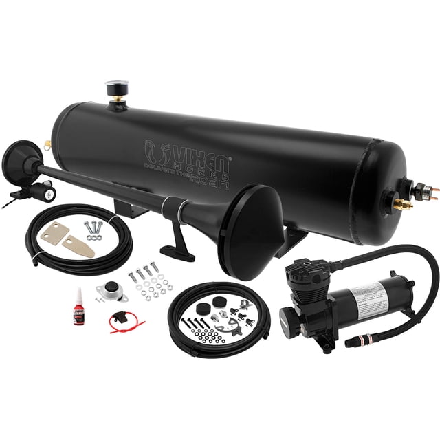 Vixen Horns Train Horn Kit for Trucks/Car/Semi. Complete Onboard System ...