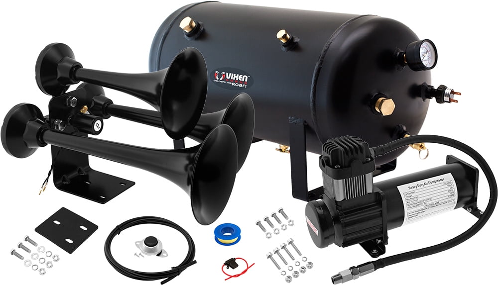 VIXEN HORNS UNIVERSAL AIR COMPRESSOR 200PSI FOR CAR/TRUCK TRAIN - Foto 11