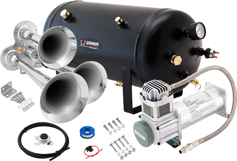 VIXEN HORNS Train Air Horn Trumpet Black Waterproof For - Foto 6