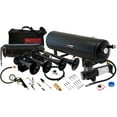 thumbnail image 1 of Vixen Horns Train Horn Kit for Trucks/Cars with Tire Inflation Kit. Complete Onboard System - 200psi Air Compressor, 3 Gallon Tank, 4 Trumpets. Super Loud dB. VXO8334BI, 1 of 9