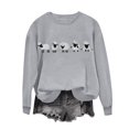 thumbnail image 1 of Vixolx Graphic Sweatshirt for Women Crew Neck Long Sleeve Shirts Oversized Casual Pullover Tops Fall Fashion Clothes, 1 of 6