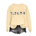 thumbnail image 1 of Vixolx Graphic Sweatshirt for Women Crew Neck Long Sleeve Shirts Oversized Casual Pullover Tops Fall Fashion Clothes, 1 of 6