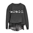 thumbnail image 1 of Vixolx Graphic Sweatshirt for Women Crew Neck Long Sleeve Shirts Oversized Casual Pullover Tops Fall Fashion Clothes, 1 of 6