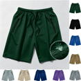 thumbnail image 1 of Vixolx Mens Mesh Athletic Shorts Drawstring Dry Gym Running Shorts Casual Vacation Beach Shorts with Zipper Pocket, 1 of 7