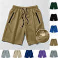 thumbnail image 1 of Vixolx Mens Mesh Athletic Shorts Drawstring Dry Gym Running Shorts Casual Vacation Beach Shorts with Zipper Pocket, 1 of 8