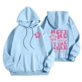 thumbnail image 1 of Vixolx Womens Printed Hoodies Cute Drawstring Hooded Sweatshirt Oversized Long Sleeve Pullover Tops with Kangaroo Pocket Fall Fashion Clothes, 1 of 4