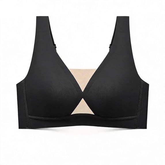 Vixolx Womens Soft Wireless Seamless Push Up Bras Comfortable Support Mesh Breathable Bras