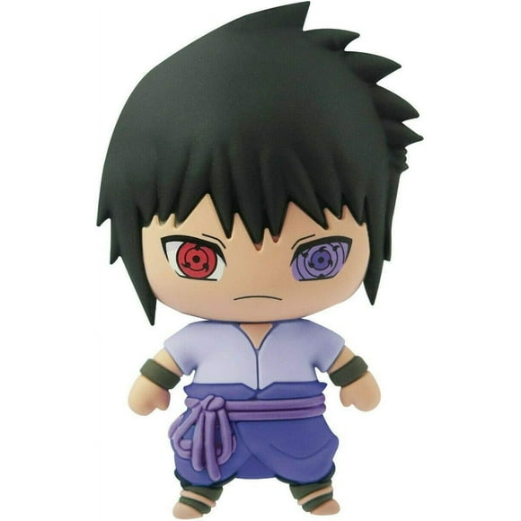 Viz Media Naruto Sasuke 3D Foam Magnet - Sasuke Uchiha Naruto Anime Magnets, Cool Magnetic Foam Figures for Anime Fans and Collectors, Perfect Kids Magnets for Fridge, Locker, Office, and Whiteboard