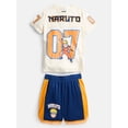 thumbnail image 1 of Naruto Boys Short Sleeve Tee and Matching Basketball Shorts Set, 2-Piece, Sizes 4-12, 1 of 3